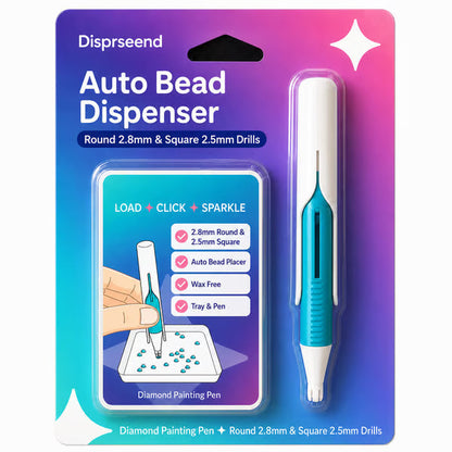 ❄️¡Frescura de Verano con 50 % de Descuento! 💎Bolígrafo Dispensador Automático para Diamond Painting – Coloca las Piedras Más Rápido sin Tener que Rellenar Cera Constantemente
