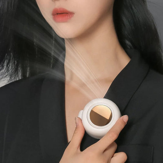 🥳2026 OFERTA HOT🥳💞¡Más de 50K vendidos!💨 Ventilador de clip tipo remolino para cintura y cuello – 2 en 1: se engancha a la cintura o se lleva como collar. Hasta 23 horas de autonomía, silencioso y potente (5100 rpm). ¡Mantente fresco con manos libres! 🌀🌿