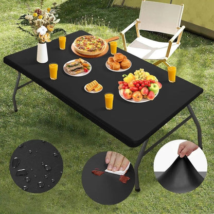 🌸 ¡50% DE DESCUENTO por tiempo limitado! ✨Funda elástica para mesa, compatible con mesas de 4ft/6ft/8ft
