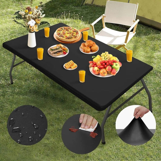🌸 ¡50% DE DESCUENTO por tiempo limitado! ✨Funda elástica para mesa, compatible con mesas de 4ft/6ft/8ft