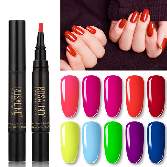 💅 ¡Solo 4.99 $! Bolígrafo de esmalte de uñas 3 en 1 – sin base ni top coat | Resina ecológica a base de agua | Set de uñas DIY ✨