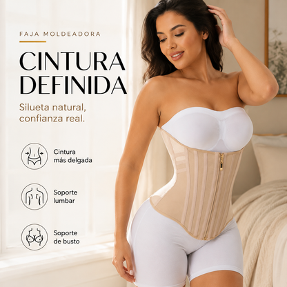🥳¡GRAN OFERTA 2026!🥳💞¡Más de 50.000 vendidos!👵🦋 ¡50% DE DESCUENTO! Faja Moldeadora que Realza las Curvas – Ajuste regulable, transpirable y estiliza la figura. 👗🤍 Perfecta para llevar debajo de la ropa y conseguir una silueta suave y definida.