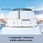 🚗 ¡50% DE DESCUENTO AHORA! ✨ Cubierta para parabrisas delantero – Protección para todas las estaciones, resistente a las heladas y de calidad prémium – Ideal para coches, furgonetas y SUV ❄️☀️