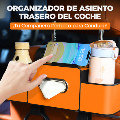 Caja de Almacenaje Multifuncional para Respaldo de Auto