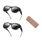 🥽👓 ¡53% DE DESCUENTO! Si usas gafas, ¡esto es para ti! Estas gafas de sol extragrandes se colocan fácilmente sobre tus gafas graduadas y te harán lucir como una estrella de cine. Sin clips caros y sin necesidad de usar lentes de contacto.