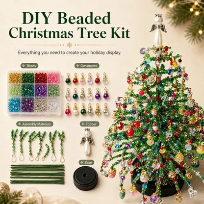 🎄✨ Kit para hacer tu propio árbol de Navidad con cuentas – 🎅 Crea tu propia decoración navideña brillante