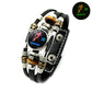 Pulsera de cuero zodiacal luminosa en la oscuridad para hombres y mujeres – 12 signos del zodiaco (6,9/8,1 pulgadas)