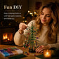 🎄✨ Kit para hacer tu propio árbol de Navidad con cuentas – 🎅 Crea tu propia decoración navideña brillante