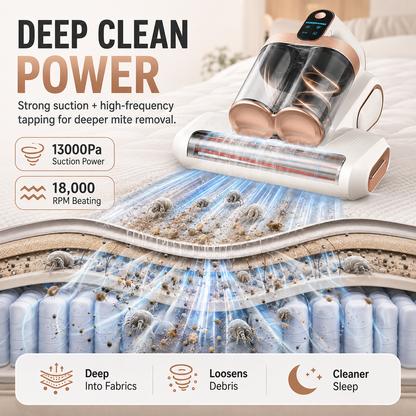 ⏳ Novedad 2026 – 50% DE DESCUENTO 🎁 Potente aspiradora UV Sakerplus para colchones y camas
