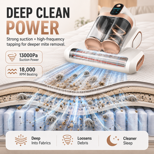 ⏳ Novedad 2026 – 50% DE DESCUENTO 🎁 Potente aspiradora UV Sakerplus para colchones y camas