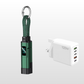 🔌 Cable de carga 4 en 1 con pantalla digital y llavero – Carga rápida, resistente a dobleces y compacto