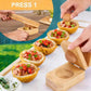 🍌 Prensa de madera 2 en 1 para tostones y plátanos