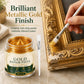 ✨🖌️¡AHORA CON UN 50 % DE DESCUENTO! Pasta reparadora para retoques en dorado metalizado: pasta de pintura para retoques en dorado, ideal para restaurar marcos, muebles y elementos decorativos descoloridos, con un acabado metalizado brillante y reluciente