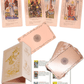 ✨Baraja de tarot Witchy Cauldron en oro rosa con libro guía🔮