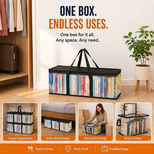 🔥 Oferta por tiempo limitado – 50% DE DESCUENTO 📦 Bolsa de almacenamiento transparente extra grande y resistente de plástico grueso para ropa, mudanzas y almacenamiento
