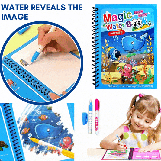 🌹COMPRA 1 Y LLÉVATE 1 GRATIS🔥Promoción de verano 🎁✨️Libro mágico de agua📚️🎨🧠