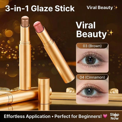 🏆 ¡OFERTA FLASH! ⚡ ¡Más de 50.000 vendidos! ¡Casi agotado! 💥 Sombra de ojos en barra de 3 colores