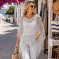 💐 Salida de Playa de Crochet Metálico para Verano – Ligera, Fluida y con un Estilo Natural para tus Looks de Verano