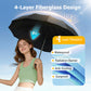 ☔✨ ¡50% DE DESCUENTO! 🌧️💨 Paraguas antiviento de 12 varillas – Gran cobertura, plegado compacto y estructura resistente para lluvia intensa y viento. ¡Más de 13.847 días secos garantizados! ✨