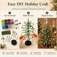 🎄✨ Kit para hacer tu propio árbol de Navidad con cuentas – 🎅 Crea tu propia decoración navideña brillante