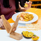 🍌 Prensa de madera 2 en 1 para tostones y plátanos