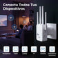 🔥 Amplificador WiFi 2026, 1200Mbps Banda Dual (5GHz/2.4GHz), Amplificador de Señal, Cubre 10,000 pies² y 50 Dispositivos, Repetidor con Puerto Ethernet.