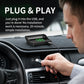 Velocímetro Digital GPS para Coche con Pantalla Head-Up Display (HUD)