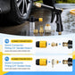 💪¡ÚLTIMO DÍA! ¡COMPRA 2 Y LLÉVATE 1 GRATIS!🏆JetSmart™ Pistola de Agua a Alta Presión Mejorada💦 Empuñadura Ergonómica • Boquilla de Alta Presión • Manguera Incluida – Potente para Lavar el Coche 🚗 Regar el Jardín 🌻 ¡Fácil de Usar! 👍