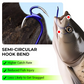 🎣 Anzuelos dobles clásicos y afilados para pesca — Acero de alto carbono con punta de aguja