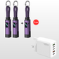 🔌 Cable de carga 4 en 1 con pantalla digital y llavero – Carga rápida, resistente a dobleces y compacto