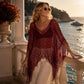 💐 Salida de Playa de Crochet Metálico para Verano – Ligera, Fluida y con un Estilo Natural para tus Looks de Verano
