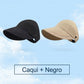 🧢 ¡50 % de descuento! ☀️Sombrero de sol con parte superior abierta, ala ancha, protección UV y diseño hueco