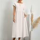 💝 Vestido holgado sin mangas de algodón con bolsillos y color liso