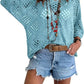 ⏰ Último día de oferta 50% de descuento 🔥 Hot Sale - Top de mujer estilo bohemio con detalles de encaje en beige y cuello en V