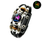 Pulsera de cuero zodiacal luminosa en la oscuridad para hombres y mujeres – 12 signos del zodiaco (6,9/8,1 pulgadas)
