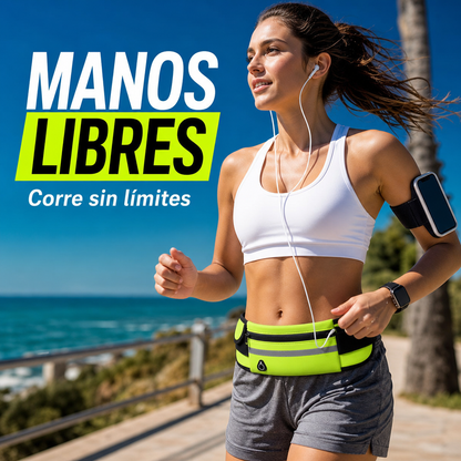 ⏰ Compre 1 y obtenga 1 gratis! 🏃‍♂️ Running Jogging Portátil – Cinturón Impermeable con Soporte para Teléfono, Perfecto para Deportes al Aire Libre 🌟📱💦