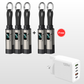 🔌 Cable de carga 4 en 1 con pantalla digital y llavero – Carga rápida, resistente a dobleces y compacto