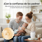 👶💅 Cortauñas Eléctrico Giratorio de 360° – Con Luz LED, Silencioso y Seguro para Bebés y Adultos
