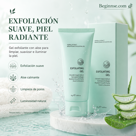 🥳 ¡PROMOCIÓN TOP DE 2026! 🥳💞 ¡Más de 50.000 vendidos! 💥👵🌸 ¡50% DE DESCUENTO! Gel Exfoliante Iluminador con Extractos Herbales ✨🌿💖