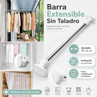 ✨Oferta estrella de 2026✨Barra telescópica para ropa
