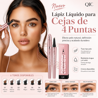 ⏰ ¡ÚLTIMO DÍA – COMPRA 1 Y LLÉVATE 1 GRATIS! 💝 Lápiz de cejas microtenedor resistente al agua