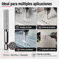 🔧 Broca perforadora soldada con vástago hexagonal para perforar y desbastar