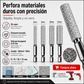 🔧 Broca perforadora soldada con vástago hexagonal para perforar y desbastar