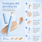 💄✨ ¡50% DE DESCUENTO! Lápiz corrector hidratante en crema – Aplicador de esponja, acabado mate, iluminador ✨