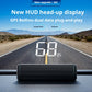 Velocímetro Digital GPS para Coche con Pantalla Head-Up Display (HUD)