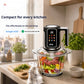 🔪Picadora de Cocina Inalámbrica Recargable por USB para Carne, Salsas y Mucho Más – ¡Rápida, Higiénica y Fácil de Usar! 🍖🥦