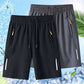 💎 ¡50% DE DESCUENTO EN LOS SHORTS ELÁSTICOS DE VERANO PARA HOMBRE! 💎 Transpirables, con bolsillos con cremallera y ajuste elástico 🩳❄️