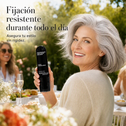 💇‍♀️ Spray moldeador de cabello de larga duración Fluffy Hair – 90 ml, aroma a melocotón