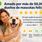 Cepillo de baño para mascotas con mango largo y dispensador de champú