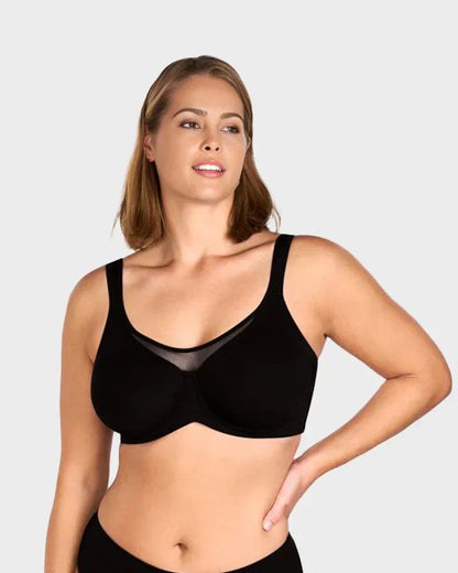 🔥¡Último día! Precio especial de $24.99💐Sujetador elegante de cobertura completa transparente para mujer de talla grande
